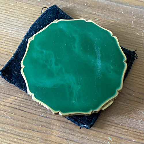 Stratton vintage green enamel - stratton,