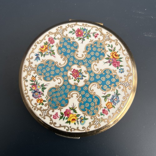 Vintage stratton powder - vintage, puff