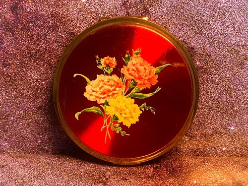 Stratton metallic red and gold