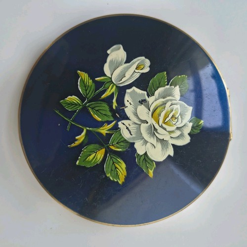 Stratton blue enamel white - enamel,