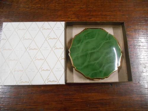 Vintage boxed green - green, marbled