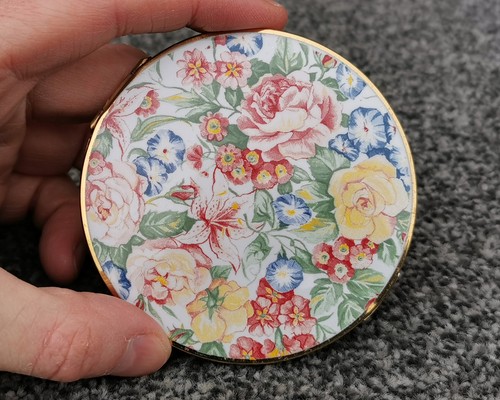 Stratton floral enamel vintage - stratton,