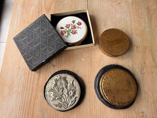 Job lot four vintage powder - job,