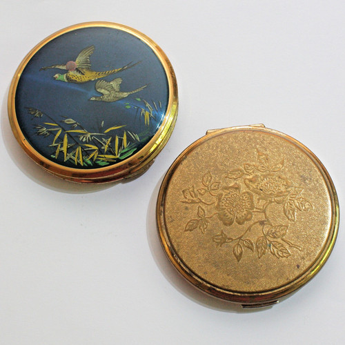 Vintage powder compacts - vintage,