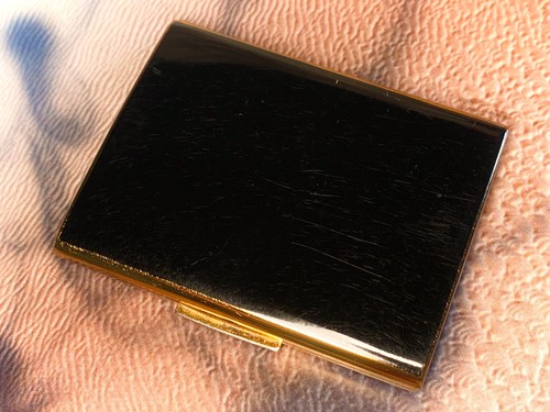 1940s black gold tone art - , deco